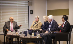 Panel moderated by Dan Glickman, Co-chair, Global Agricultural Development Initiative, The Chicago Council on Global Affairs ©IFPRI/Xinyuan Shang